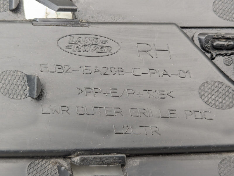 RANGE ROVER EVOQUE L538 FRONT RIGHT O/S BUMPER LOWER OUTER GRILLE GJ32-15A298-C