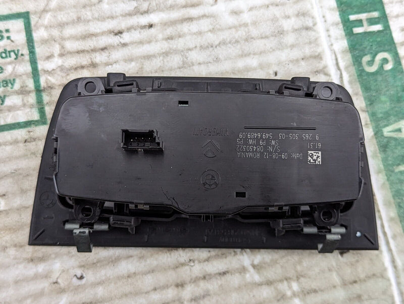 BMW 3 SERIES F30 11-19 HEADLIGHT FOG LIGHT CONTROL SWITCH TRIM 9218531 GENUINE