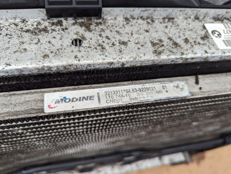 BMW X1 E84 09-15 MANUAL 2.0 DIESEL RAD PACK WITH FAN 9229021