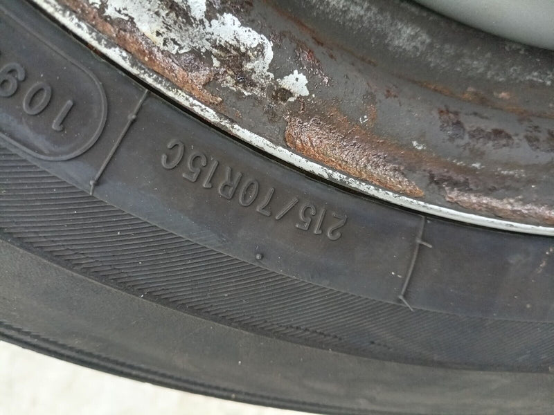 FIAT DUCATO RENAULT BOXER RELAY STEEL WHEEL 15" ET68 + TYRE 215x70x15C