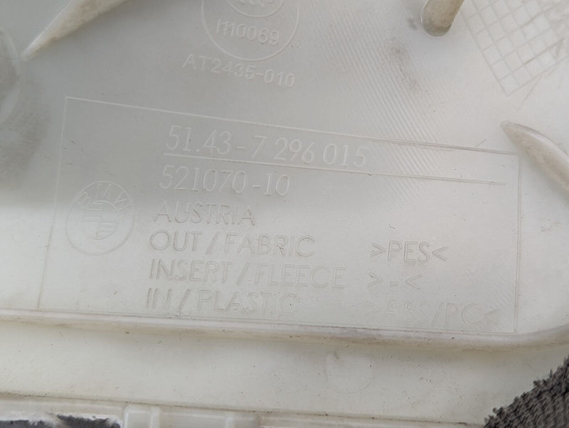 BMW 3 SERIES F30 2011-2019 N/S FRONT LEFT SIDE A PILLAR TRIM FABRIC 7296015