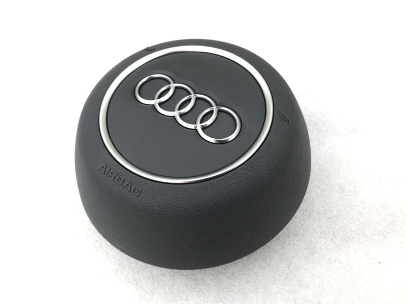 AUDI A1 A3 A4 A5 Q5 2016-2020 FACELIFT STEERING WHEEL COVER A I R  B A G -GREY