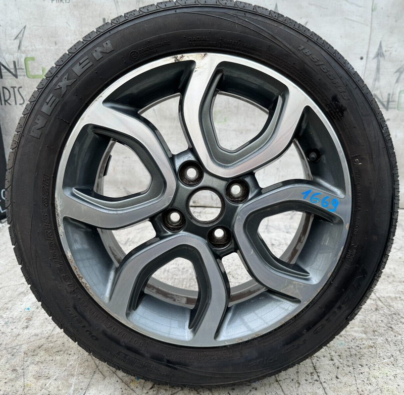 KIA PICANTO MK3 GENUINE ALLOY WHEEL RIM 15' 6Jx15H2 ET51 TYRE 185x55 R15