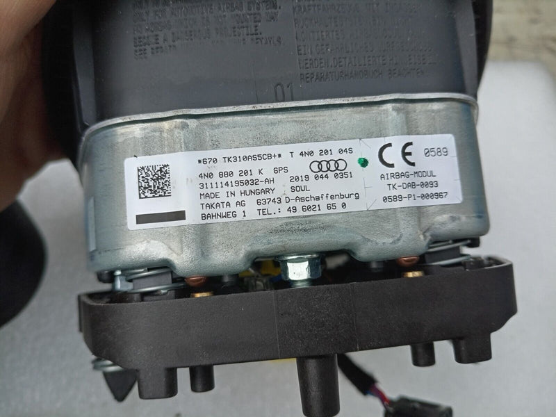 AUDI E-TRON **FULL SET DASHBOARD !! 2x AIRBAG, ECU UNIT MODULE, 4x SEATBELTS