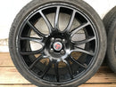 FIAT 500 ABARTH TYRE & SET 4x ALLOY WHEEL RIMS 17" 205x40x17 7J ET38