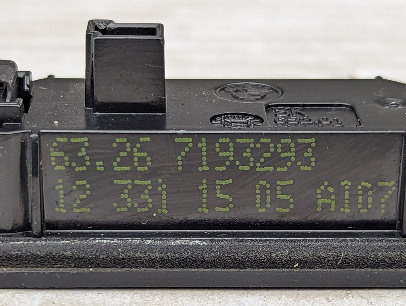 BMW 3 SERIES F30 2011-2019 LICENSED NUMBER PLATE LED LIGHT 7193293 GENUINE