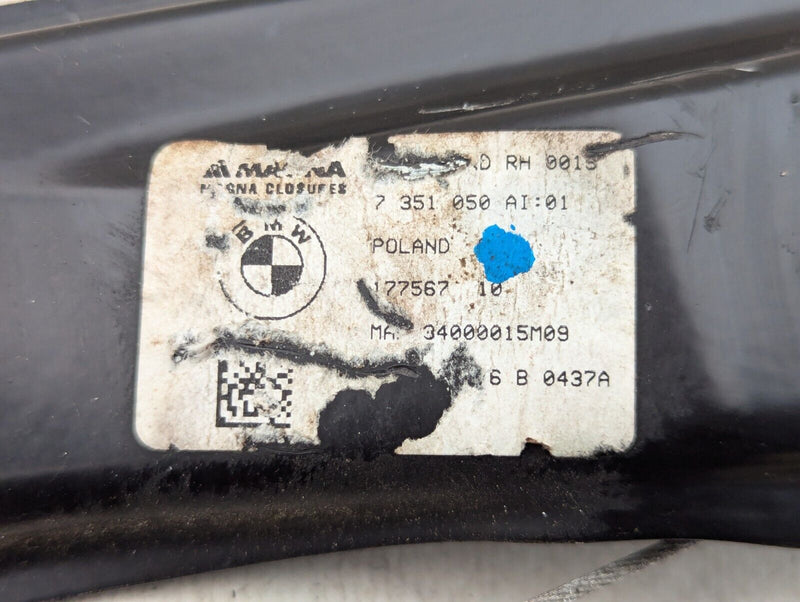 BMW 3 SERIES F30 2011-2019 REAR RIGHT O/S/R WINDOW REGULATOR & MOTOR 7351010