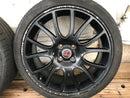 FIAT 500 ABARTH TYRE & SET 4x ALLOY WHEEL RIMS 17" 205x40x17 7J ET38