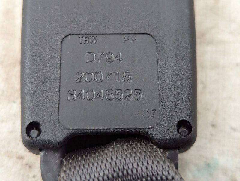 FIAT ABARTH 500 08-15 REAR LEFT N/S PASSENGER SEAT BUCKLE 34045525 GENUINE