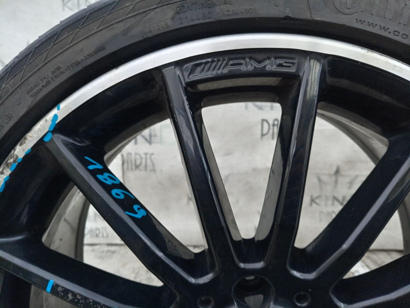 MERCEDES A W176 AMG GENUINE ALLOY WHEEL RIM 18" 7.5J ET52 TYRE 225/40 R18