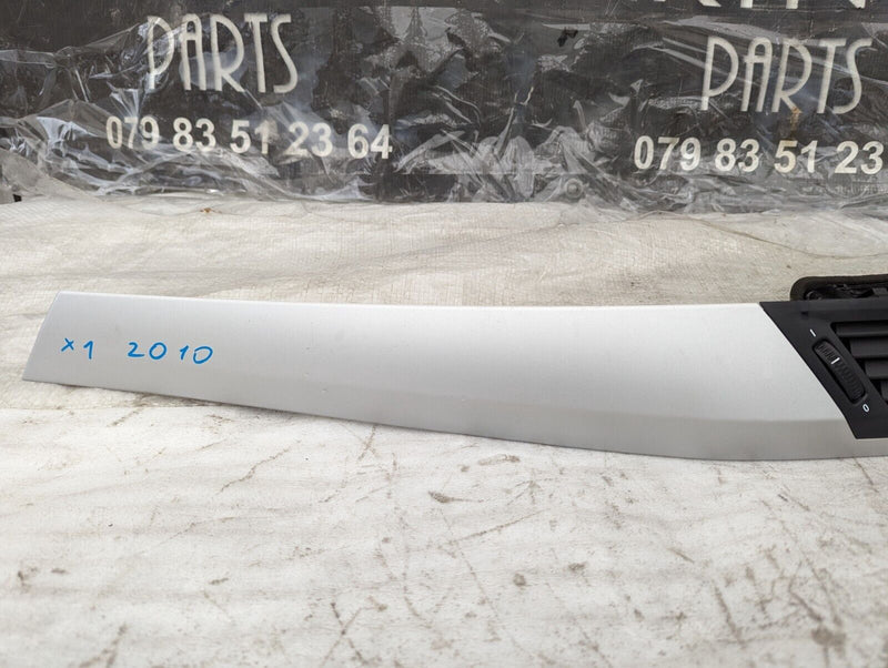 BMW X1 E84 2009-2015 DASHBOARD CENTER AIR VENT GRILL PANEL 2991702 2991681