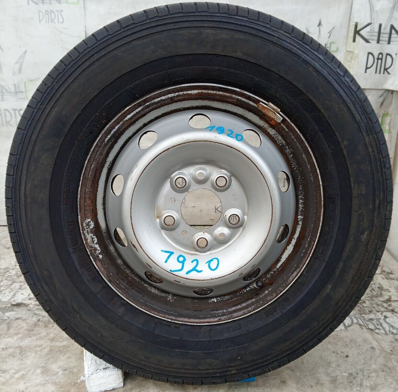 FIAT DUCATO RENAULT BOXER RELAY STEEL WHEEL 15" ET68 + TYRE 215x70x15C