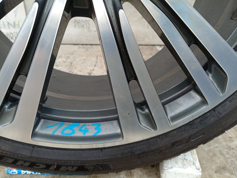 AUDI A8 4N GENUINE ALLOY WHEEL RIM 20" 9Jx20H2 ET37 & TYRE 265x40 R20