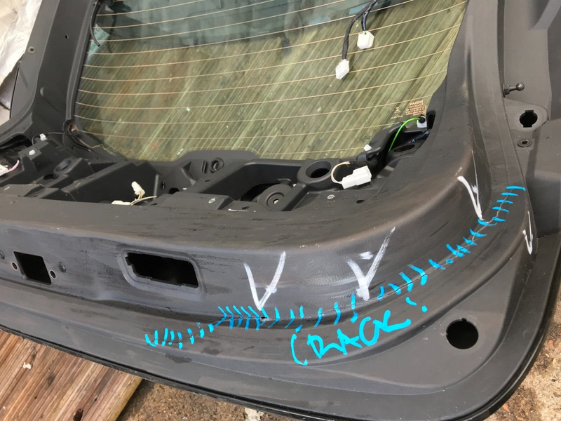 NISSAN QASHQAI J12 MK3 2021- REAR TAILGATE BOOT  LID PANEL & WINDOW GLASS