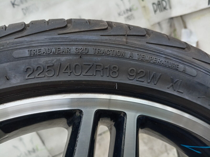 MERCEDES A W176 AMG GENUINE ALLOY WHEEL RIM 18" 7.5J ET52 TYRE 225/40 R18