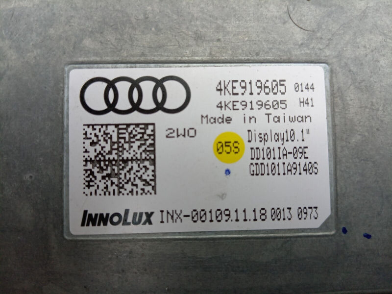 AUDI E-TRON DASHBOARD NAVI SAT DISPLAY 10.1" SCREEN TOUCH 4KE919605 GENUINE !