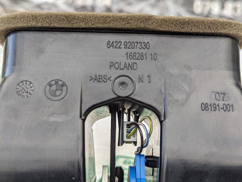 BMW 3 SERIES F30 2011-2019 REAR CENTER CONSOLE AIR VENT GRILL GRILLE 9207330