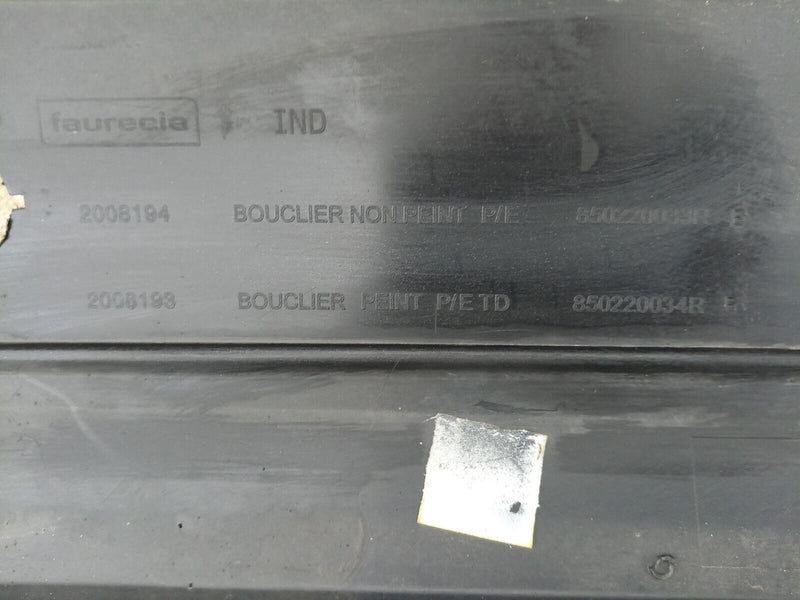 DACIA DUSTER FACELIFT 2013-2016 WHITE REAR BUMPER GENUINE PDC 850220034R