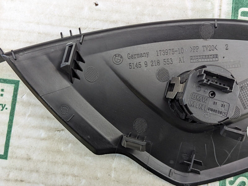 BMW 3 SERIES 11-19 LEFT  N/S DASHBOARD AR-BAG SWITCH ON/OFF END TRIM 9218553