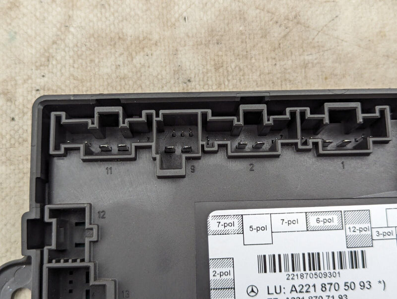 MERCEDES S-CLASS W221 2006-2013 REAR RIGHT O/S DOOR CONTROL UNIT A2218705093
