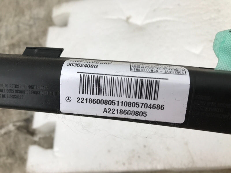 MERCEDES  S CLASS W221 SALOON 2006-13 ROOF CURTAIN AIR BAG RIGHT DRIVER SIDE
