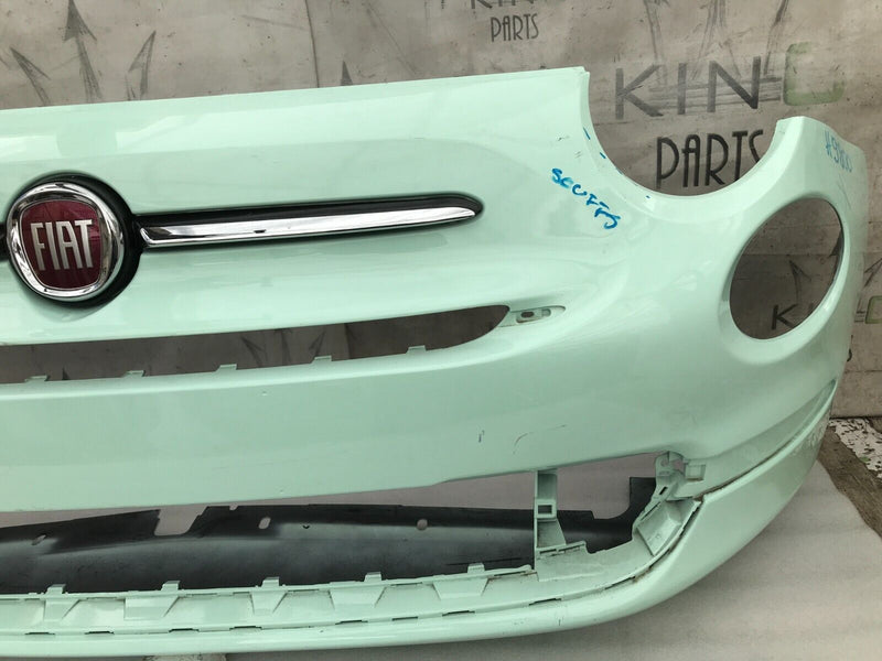 FIAT 500 LOUNGE FACELIFT 2015-23 FRONT BUMPER & TOP BADGE LOGO 735619491