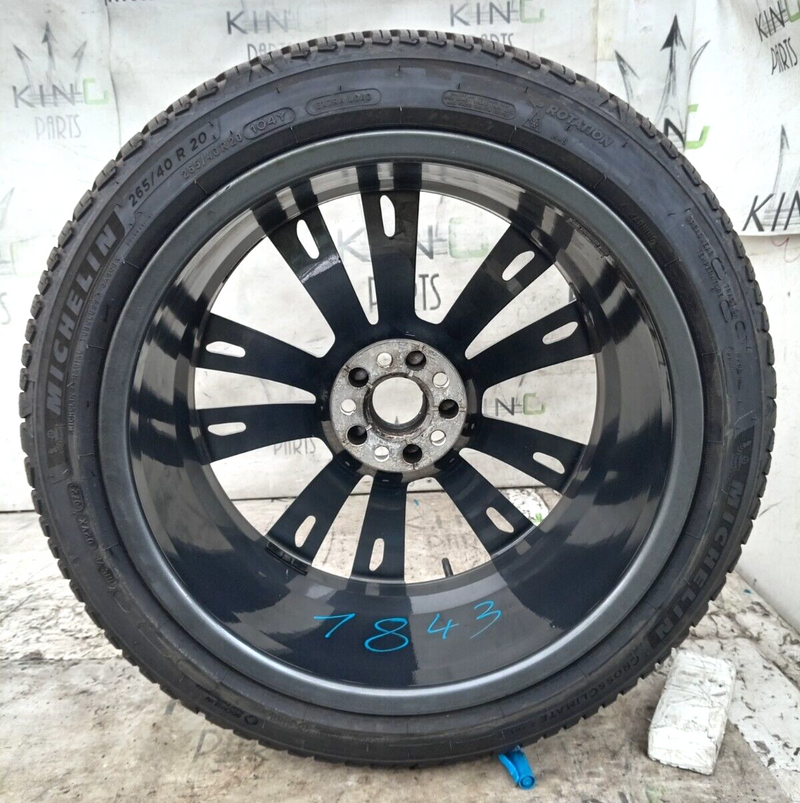 AUDI A8 4N GENUINE ALLOY WHEEL RIM 20" 9Jx20H2 ET37 & TYRE 265x40 R20