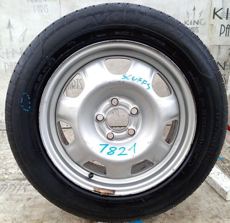 FORD TRANSIT CONNECT STEEL WHEEL RIM 16" 6.5Jx16H2 ET50 & TYRE 205/60/R16