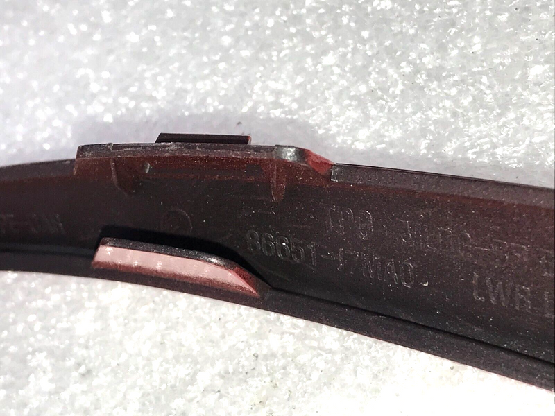 KIA CEED CD GT MK3 LCI 21-24 LEFT SIDE REAR BUMPER DIFFUSER TRIM MOULDING in RED