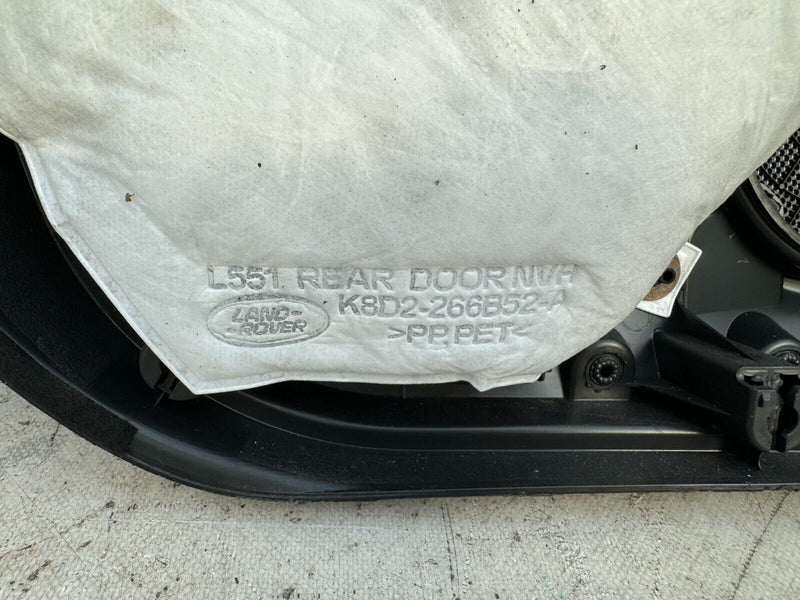 RANGE ROVER EVOQUE L551 2018-ON REAR RIGHT O/S DOOR CARD PANEL K8D2-23878-G
