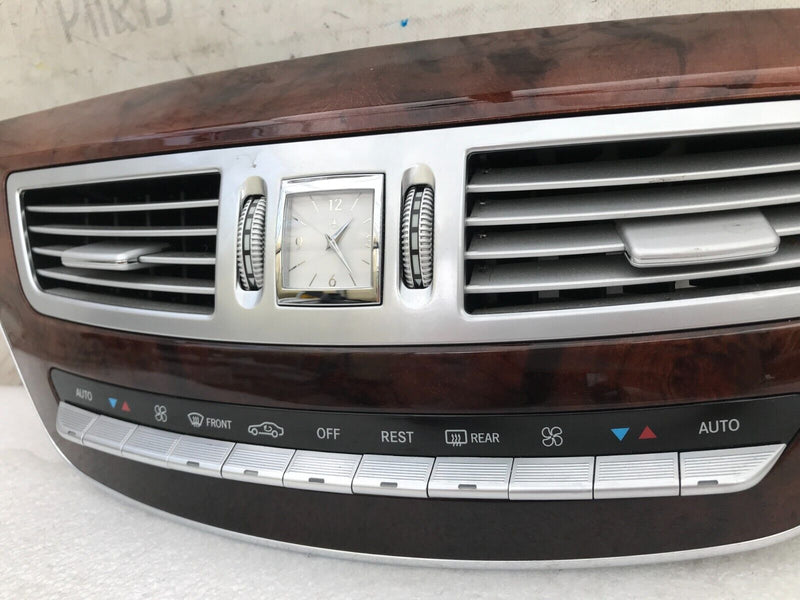 MERCEDES-BENZ S-CLASS W221 06-13 CLIMATE CONTROLS TRIM W/AIR VENTS A2216800871