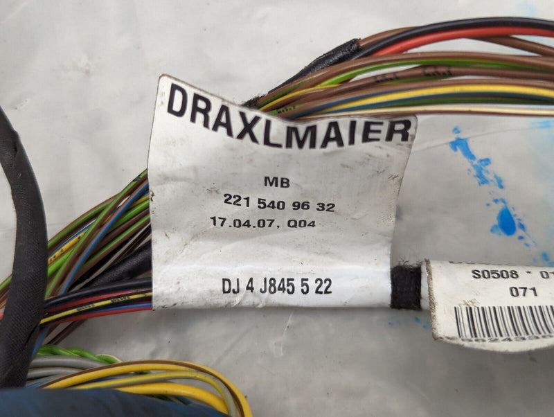 MERCEDES S-CLASS W221 S320 2006-2013 ENGINE WIRING HARNESS A2215409632 GENUINE