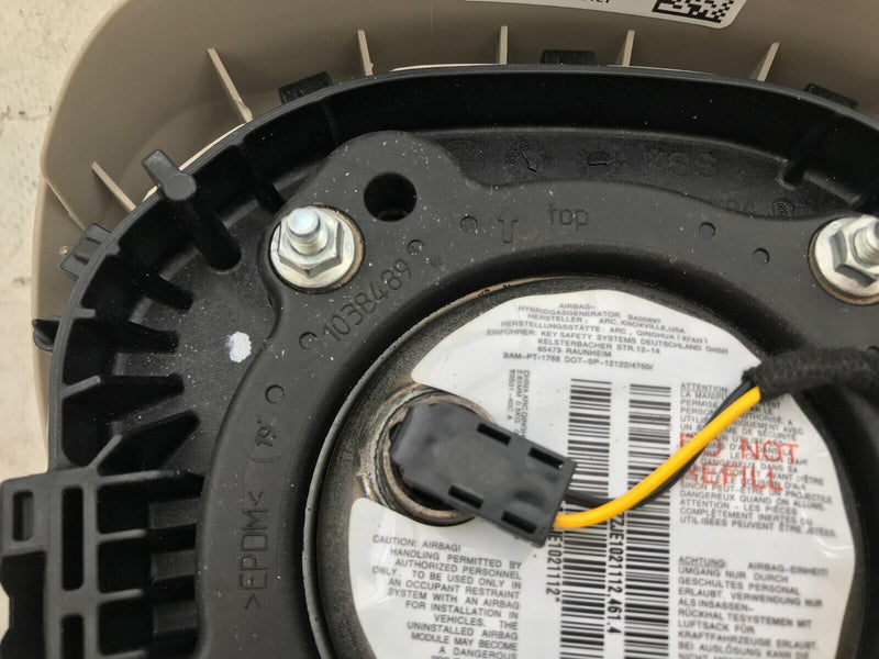 BMW i3 2013-ON RIGHT DRIVER SIDE STEERING WHEEL **NEW AIRBAG CREAM