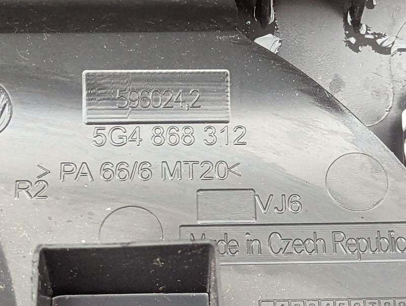 VW GOLF R GTI MK7 2012-2020 DRIVER O/S B PILLAR UPPER TRIM COVER 5G4868312