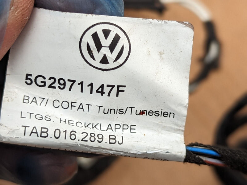VW GOLF MK7 2012-2020 BOOT TAILGATE WIRING LOOM HARNESS 5G0971175 GENUINE
