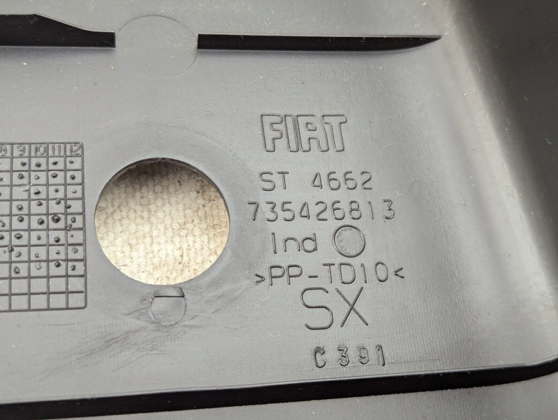 FIAT ABARTH 500 08-15 PASSENGER LEFT N/S UPPER B- PILLAR TRIM COVER 735426813