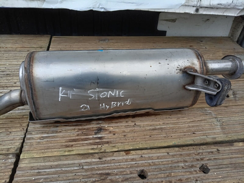 KIA STONIC HYBRID GENUINE REAR EXHAUST SILENCER MUFFLER, BACK BOX