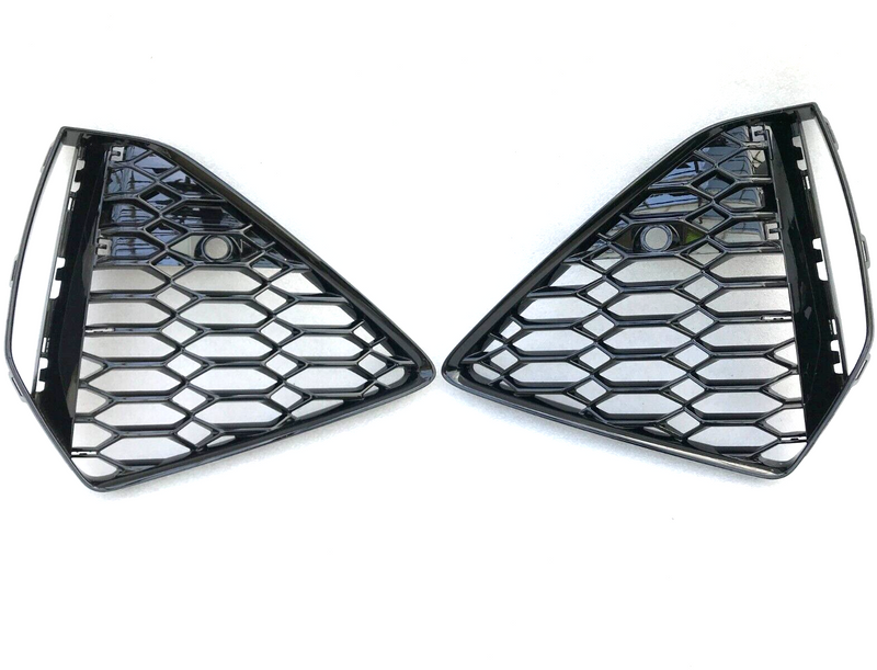AUDI RS7 C8 2019-ON FRONT BUMPER PAIR GRILL TRIM MOULDING PDC LEFT & RIGHT SIDE