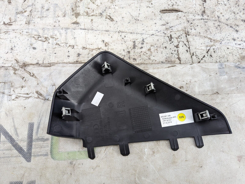 AUDI E-TRON 2018-ON DASHBOARD RIGHT O/S TRIM PANEL 4KE857086 GENUINE