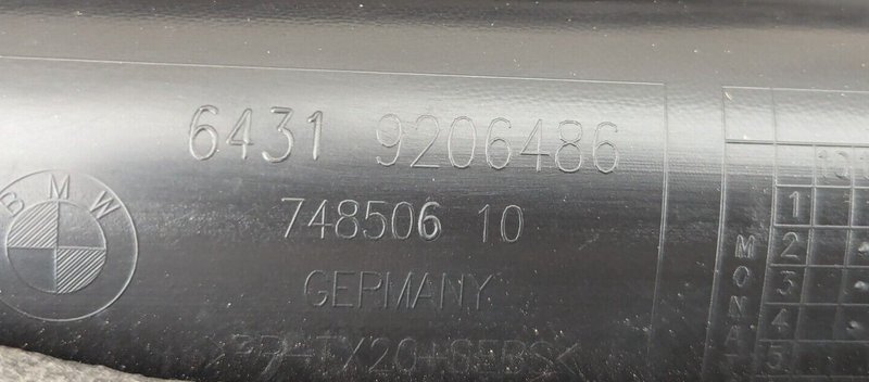 BMW 3 SERIES F30 11-19 FRONT LEFT N/S WINDSCREEN SCUTTLE PANEL 9206486 GENUINE