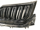 SKODA KODIAQ 2016-2020 FRONT BUMPER RADIATOR GRILL GRILLE in BLACK GLOSS