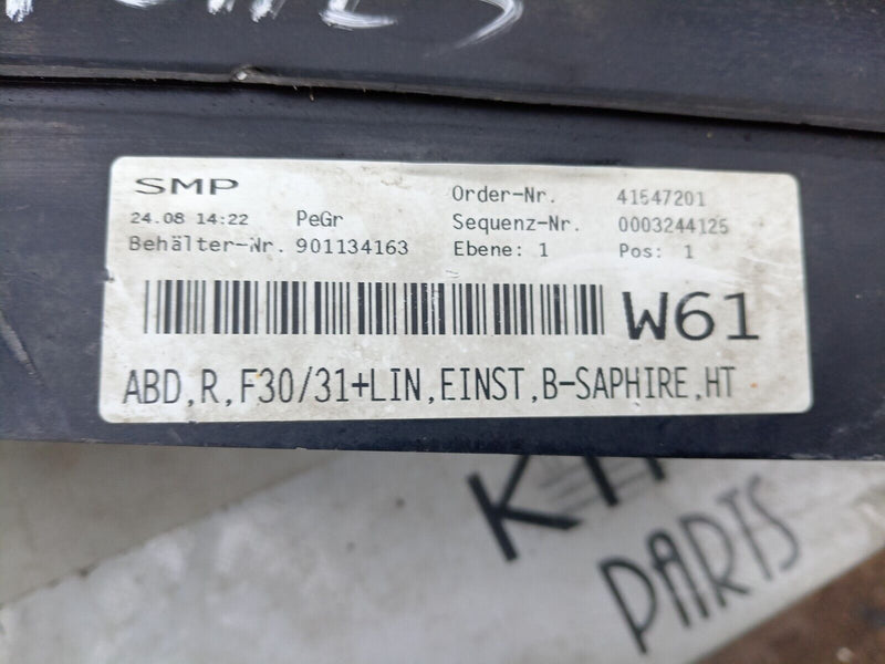 BMW 3 SERIES F30 F31 2011-2015 RIGHT DRIVER SIDE SKIRT SILL COVER 7256912