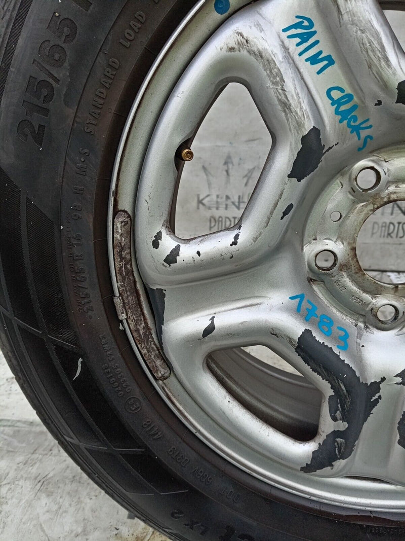 DACIA DUSTER MK1 STEEL WHEEL RIM 16' 6,5Jx16H2 ET50 & TYRE 215x65 R16