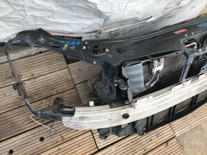 MERCEDES S W221 S320 CDI 3.0 L COMPLETE COOLING PACK FAN RADIATOR A/C SLAM PANEL