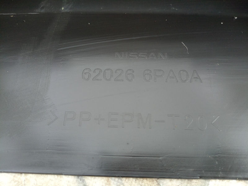 NISSAN JUKE 2019-ON FRONT BUMPER LOWER SECTION GRILL GENUINE 620266PA0A