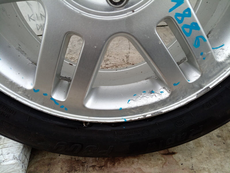 AUDI A3 8L GENUINE ALLOY WHEEL RIM 16" 7Jx16H2 ET44.5 &TYRE 205x55 R16