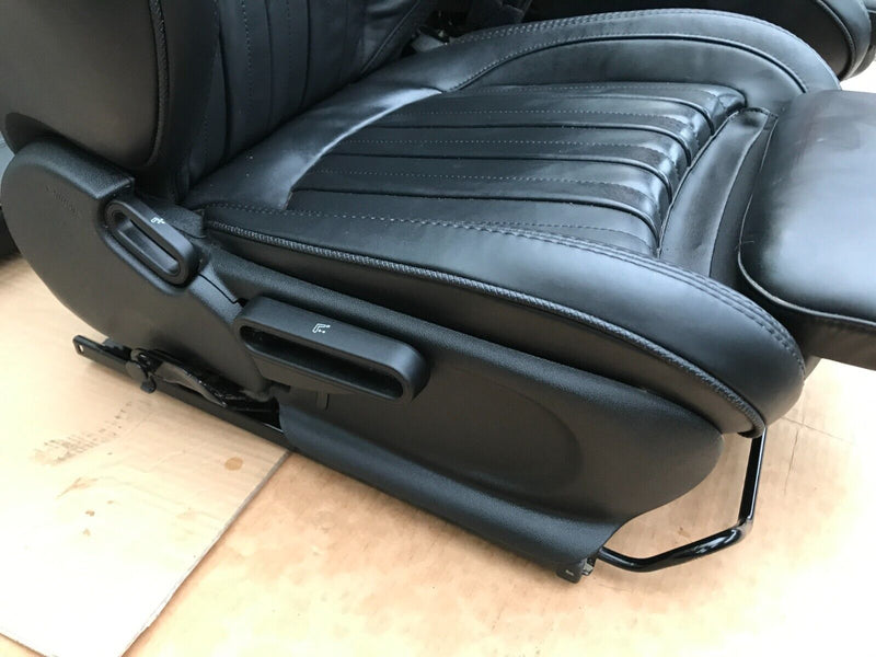 MINI COOPER S F55 5-DOOR BLACK LEATHER COMPLETE SEATS SET FRONT AND REAR SEAT