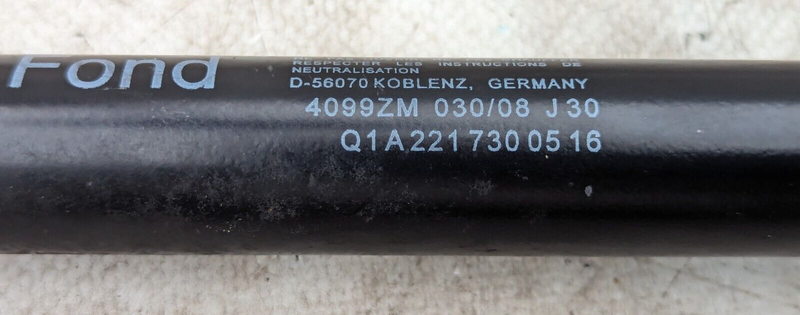 MERCEDES S-CLASS W221 06-13 REAR LEFT N/S DOOR STOPPER LIMITER A2217300516