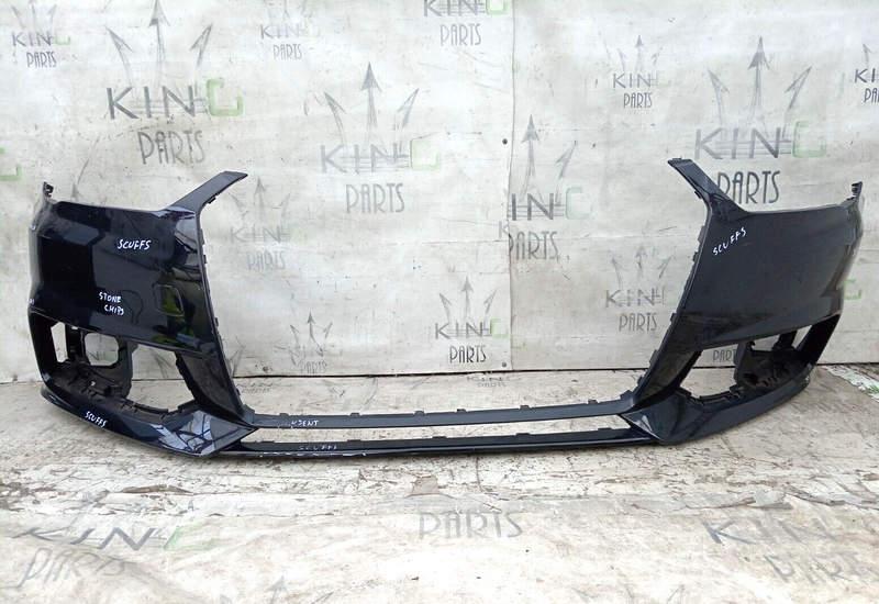 AUDI A1 SE FACELIFT LCI 2015-18 GENUINE FRONT BUMPER in BLACK 82A807437