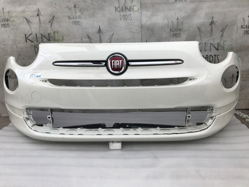 FIAT 500 LOUNGE FACELIFT 2015-23 FRONT BUMPER & TOP BADGE LOGO 735619491
